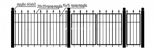 Забор сварной СЗ-52